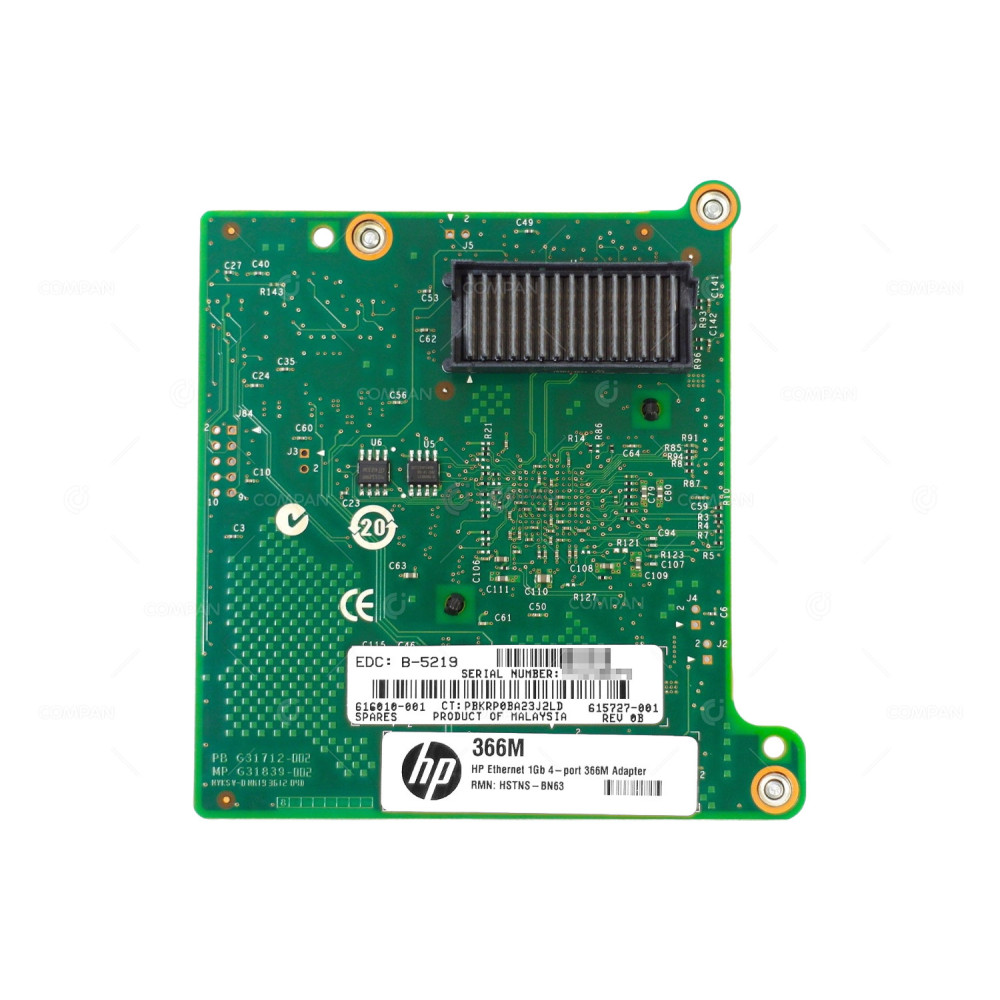 616010-001 HP ETHERNET 366M 1GB 4P NIC NETWORK ADAPTER CARD